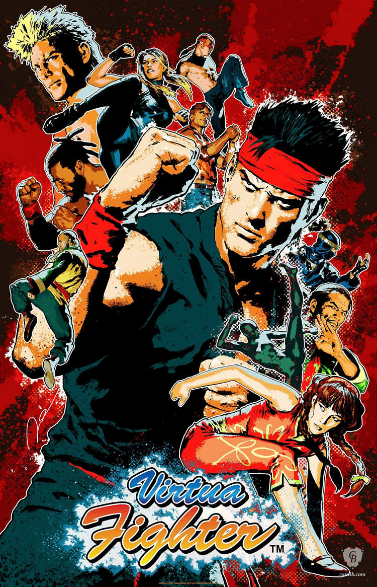 Virtua Fighter (32X) :: Artwork | Sega / Shin Force > Systems > Sega ...